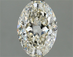 Picture of Natural Diamond 1.01 Carats, Oval with  Cut, L Color, VVS2 Clarity and Certified by IGI