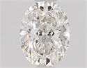 Natural Diamond 0.50 Carats, Oval with  Cut, H Color, VVS1 Clarity and Certified by GIA