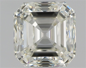 Foto Diamante Natural 1.01 quilates, Asscher , Color K, claridad VVS1 y certificado GIA de