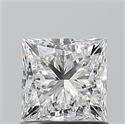 Natural Diamond 1.01 Carats, Princess with  Cut, E Color, VVS2 Clarity and Certified by GIA
