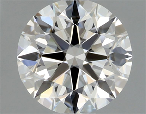 Foto Diamante Natural 0.43 quilates, Redondo , Color G, claridad IF y certificado GIA de