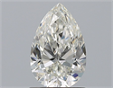 Natural Diamond 1.01 Carats, Pear with  Cut, I Color, VVS1 Clarity and Certified by GIA