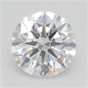 Lab Grown Diamond 3.26 Carats, Round with Excellent Cut, D Color, VVS1 Clarity and Certified by GIA