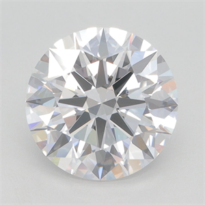 Picture of Lab Grown Diamond 3.26 Carats, Round with Excellent Cut, D Color, VVS1 Clarity and Certified by GIA