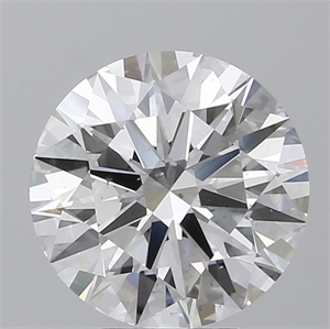 Picture of Lab Grown Diamond 4.42 Carats, Round with Ideal Cut, G Color, VS2 Clarity and Certified by IGI