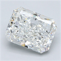 Natural Diamond 2.60 Carats, Radiant with  Cut, G Color, VS2 Clarity and Certified by GIA