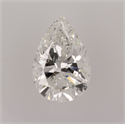Natural Diamond 5.02 Carats, Pear with  Cut, I Color, SI2 Clarity and Certified by GIA