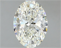 Natural Diamond 1.22 Carats, Oval with  Cut, I Color, VVS2 Clarity and Certified by GIA