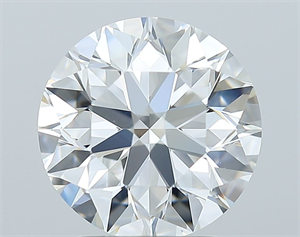 Foto Diamante Natural 2.50 quilates, Redondo , Color E, claridad VS1 y certificado GIA de