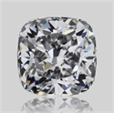 Natural Diamond 0.52 Carats, Cushion with  Cut, D Color, VVS1 Clarity and Certified by GIA