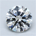 Natural Diamond 2.01 Carats, Round with Very Good Cut, G Color, SI1 Clarity and Certified by GIA