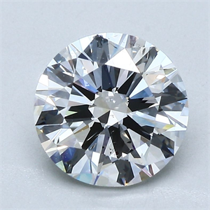 Picture of Natural Diamond 2.01 Carats, Round with Very Good Cut, G Color, SI1 Clarity and Certified by GIA
