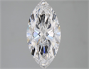 Natural Diamond 2.02 Carats, Marquise with  Cut, E Color, IF Clarity and Certified by GIA