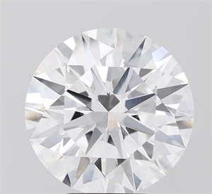 Picture of Lab Grown Diamond 5.03 Carats, Round with Ideal Cut, E Color, VVS1 Clarity and Certified by IGI
