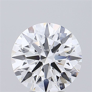 Picture of Lab Grown Diamond 3.20 Carats, Round with Ideal Cut, D Color, IF Clarity and Certified by IGI