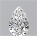 Diamante Natural 0.70 quilates, De pera , Color F, claridad VS2 y certificado GIA