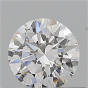 Natural Diamond 0.40 Carats, Round with Excellent Cut, D Color, VVS2 Clarity and Certified by GIA
