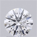 Lab Grown Diamond 1.10 Carats, Round with Ideal Cut, D Color, VVS2 Clarity and Certified by IGI