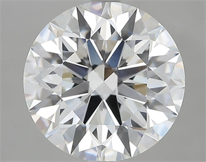 Picture of Lab Grown Diamond 4.08 Carats, Round with Ideal Cut, E Color, VVS1 Clarity and Certified by IGI