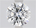 Del inventario de diamantes de laboratorio, 1.08 quilates, Redondo , Color F, claridad VVS2 y certificado IGI