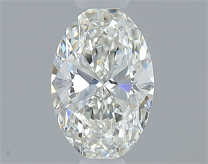 Picture of Natural Diamond 0.43 Carats, Oval with  Cut, I Color, VS2 Clarity and Certified by GIA
