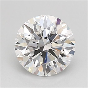 Picture of Lab Grown Diamond 1.06 Carats, Round with Ideal Cut, D Color, VVS1 Clarity and Certified by IGI