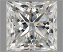 Natural Diamond 1.20 Carats, Princess with  Cut, I Color, VS1 Clarity and Certified by GIA