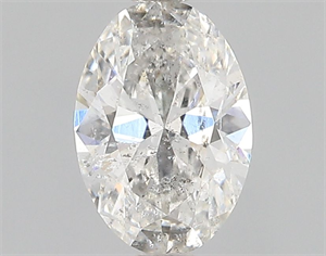 Picture of Natural Diamond 0.71 Carats, Oval with  Cut, G Color, I1 Clarity and Certified by GIA