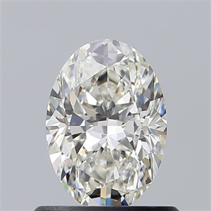 Picture of Natural Diamond 0.71 Carats, Oval with  Cut, H Color, VS2 Clarity and Certified by GIA