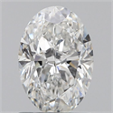 Diamante Natural 0.90 quilates, Ovalado , Color F, claridad SI2 y certificado IGI