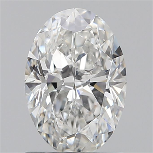 Foto Diamante Natural 0.90 quilates, Ovalado , Color F, claridad SI2 y certificado IGI de
