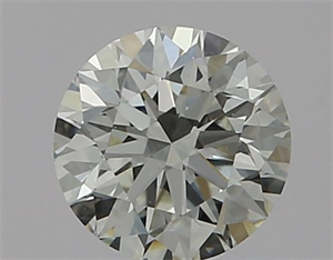 Picture of Natural Diamond 0.42 Carats, Round with Excellent Cut, J Color, VVS2 Clarity and Certified by GIA