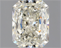 Natural Diamond 1.01 Carats, Radiant with  Cut, K Color, SI1 Clarity and Certified by GIA