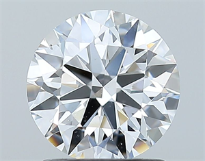 Foto Diamante Natural 1.31 quilates, Redondo , Color D, claridad SI1 y certificado GIA de