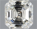 Natural Diamond 1.51 Carats, Asscher with  Cut, I Color, VS1 Clarity and Certified by GIA