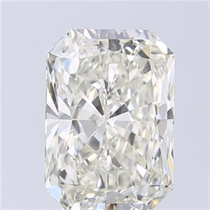 Foto Diamante Natural 4.02 quilates, Radiante , Color J, claridad VS1 y certificado GIA de