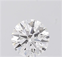 Lab Grown Diamond 1.05 Carats, Round with Ideal Cut, D Color, VVS1 Clarity and Certified by IGI