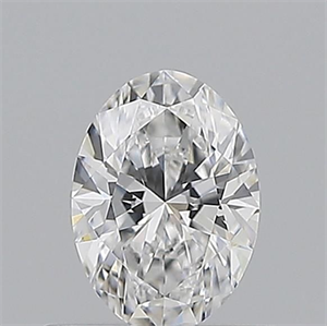 Picture of Natural Diamond 0.50 Carats, Oval with  Cut, D Color, VS2 Clarity and Certified by GIA