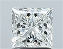 Natural Diamond 1.24 Carats, Princess with  Cut, I Color, VS1 Clarity and Certified by GIA