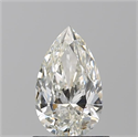 Natural Diamond 0.90 Carats, Pear with  Cut, I Color, VS1 Clarity and Certified by GIA