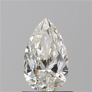 Picture of Natural Diamond 0.90 Carats, Pear with  Cut, I Color, VS1 Clarity and Certified by GIA