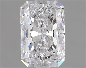 Picture of Natural Diamond 0.80 Carats, Radiant with  Cut, D Color, SI2 Clarity and Certified by GIA