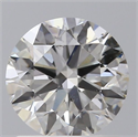 Natural Diamond 1.01 Carats, Round with Excellent Cut, H Color, SI2 Clarity and Certified by GIA