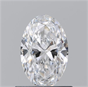 Diamante Natural 0.72 quilates, Ovalado , Color D, claridad VVS1 y certificado GIA