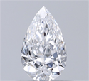Natural Diamond 0.50 Carats, Pear with  Cut, D Color, VS1 Clarity and Certified by GIA