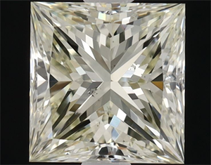 Picture of Natural Diamond 1.02 Carats, Princess with  Cut, N Color, SI1 Clarity and Certified by GIA