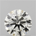 Natural Diamond 0.70 Carats, Round with Very Good Cut, I Color, SI2 Clarity and Certified by IGI