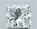 Natural Diamond 1.02 Carats, Princess with  Cut, G Color, VS1 Clarity and Certified by GIA