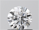 Del inventario de diamantes de laboratorio, 0.70 quilates, Redondo , Color E, claridad VVS2 y certificado IGI