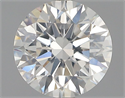 Natural Diamond 0.71 Carats, Round with Excellent Cut, F Color, SI1 Clarity and Certified by GIA